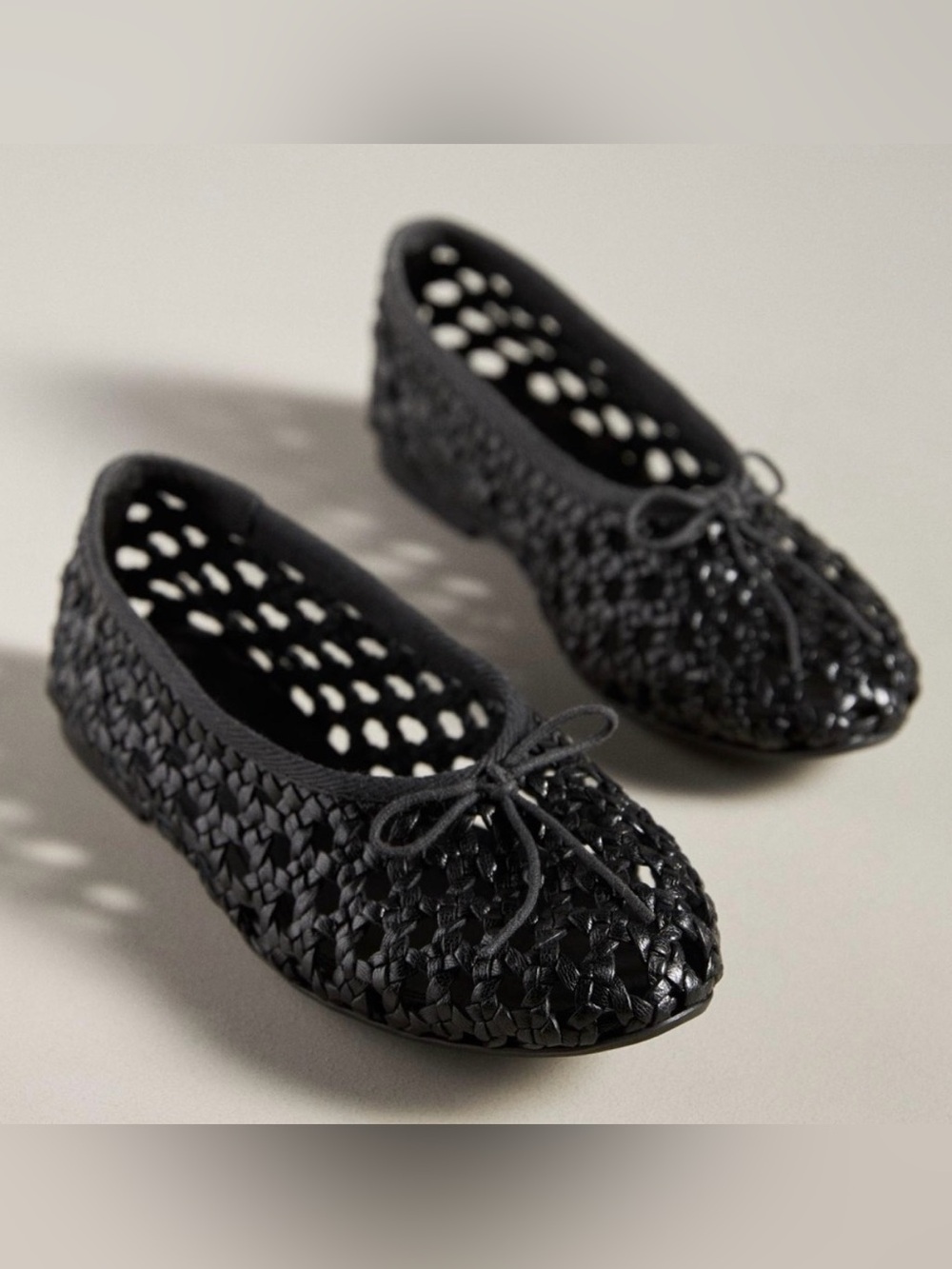 Pilcro Woven Ballet Flats